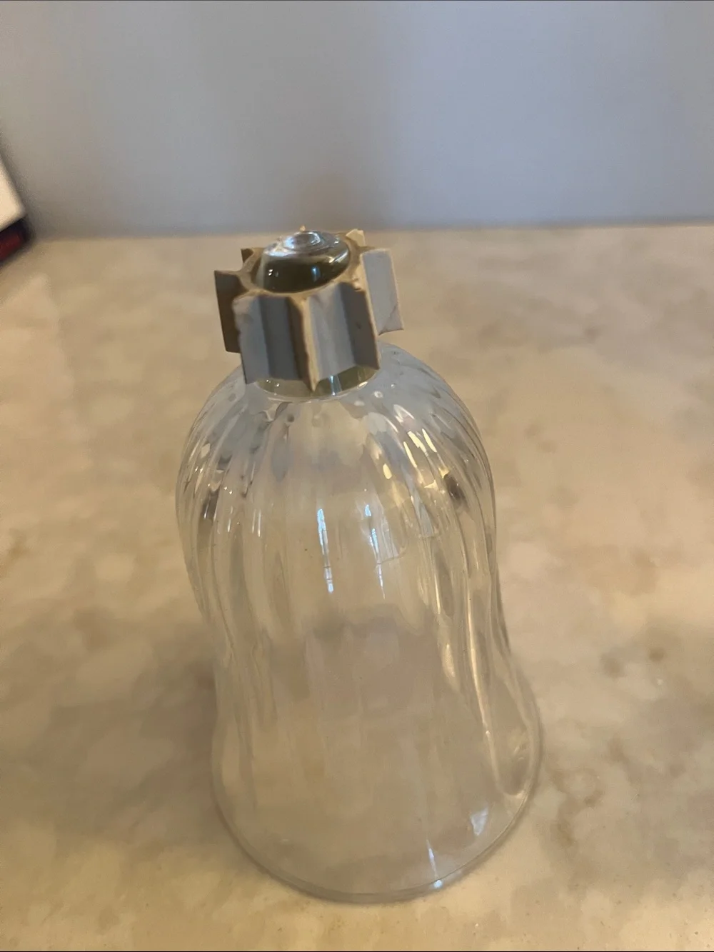 Vintage Home Interiors  Peg Candle Votive Holders Clear Glass pair